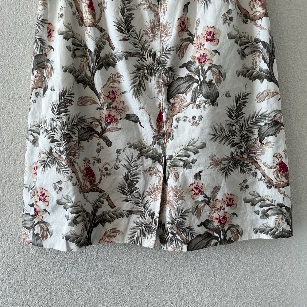 Vintage Talbots Skirt Size 4 Monkeys Jungle Lined Cotton USA MADE A Line Cute - Picture 10 of 15